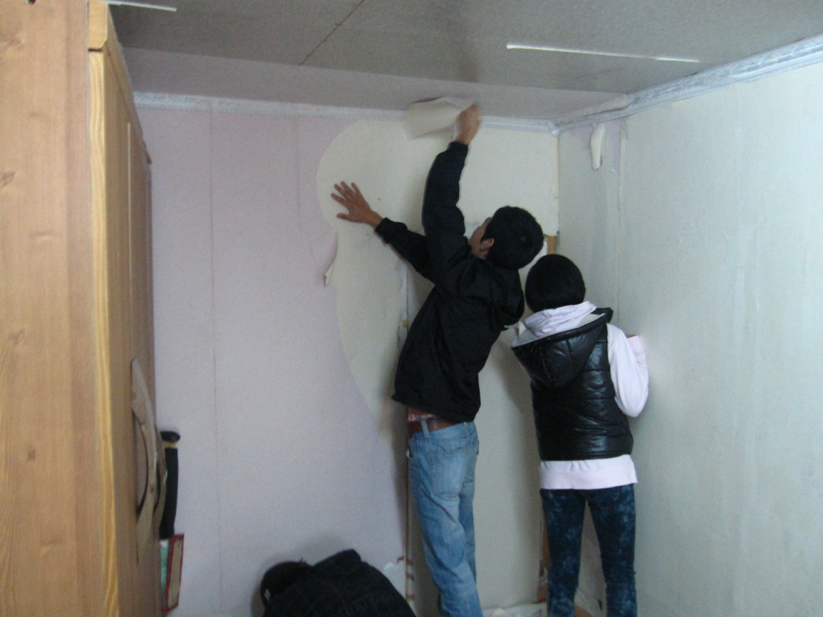 자양동 인근 독거노인봉사활동(2009.10.31.)